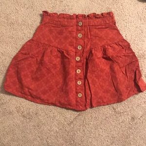 True Craft Skirt, Orange